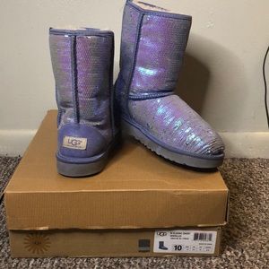 Women’s size 10 UGG Australia boots short sparkles